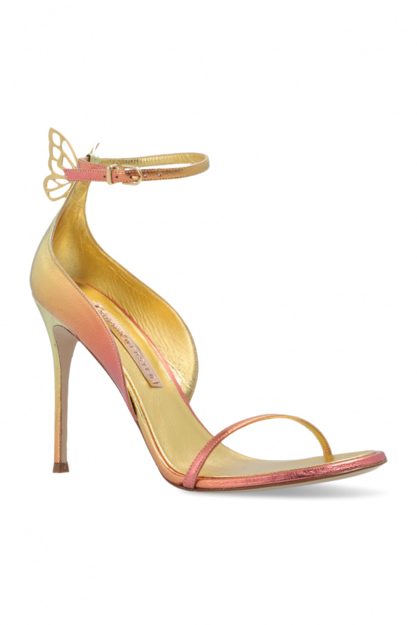 Gold 'Mariposa' heeled sandals Sophia Webster - Maison Margiela 